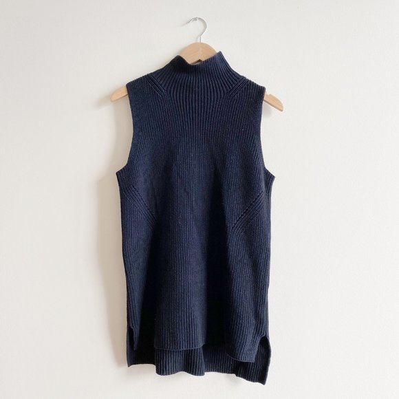 525 America Sleeveless Mockneck Sweater - Picture 2 of 4